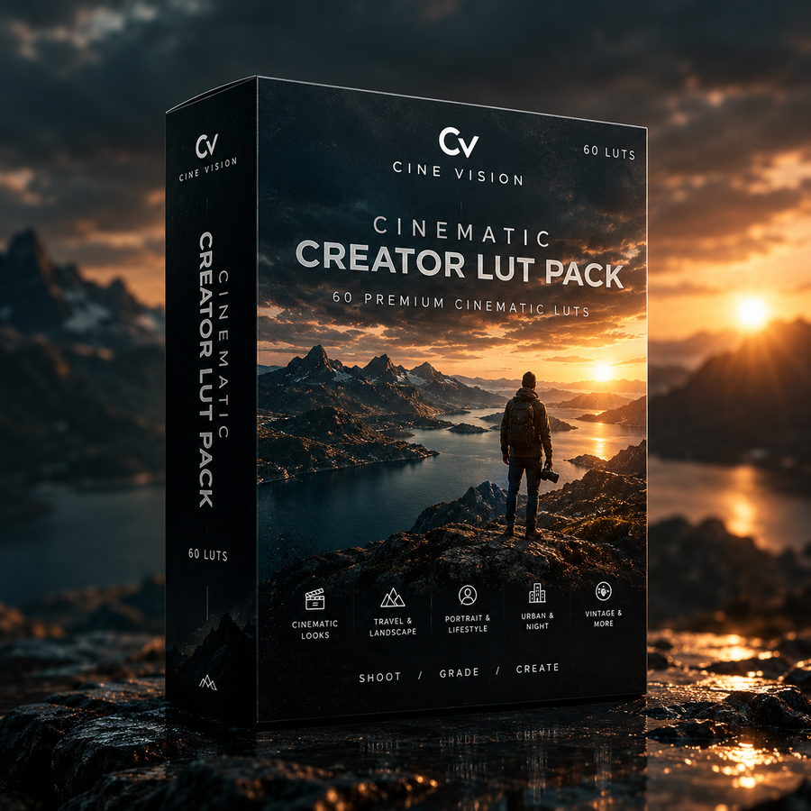 Cine Vision — Cinematic Creator LUT Pack