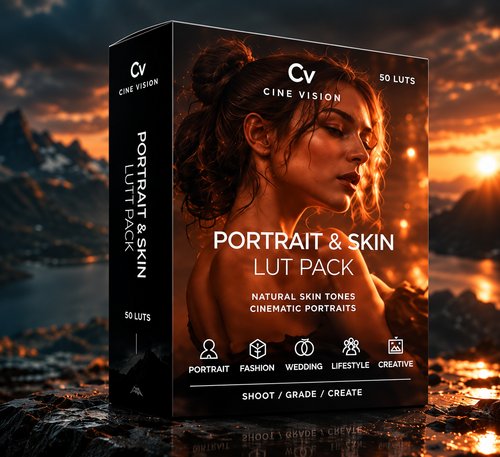Cine Vision Portrait & Skin LUT Pack